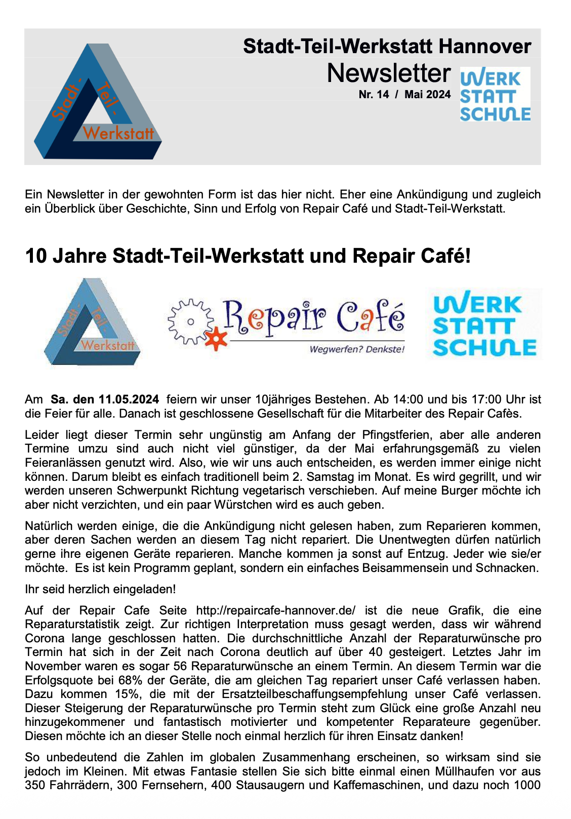 Vorschau Newsletter 14/2024
